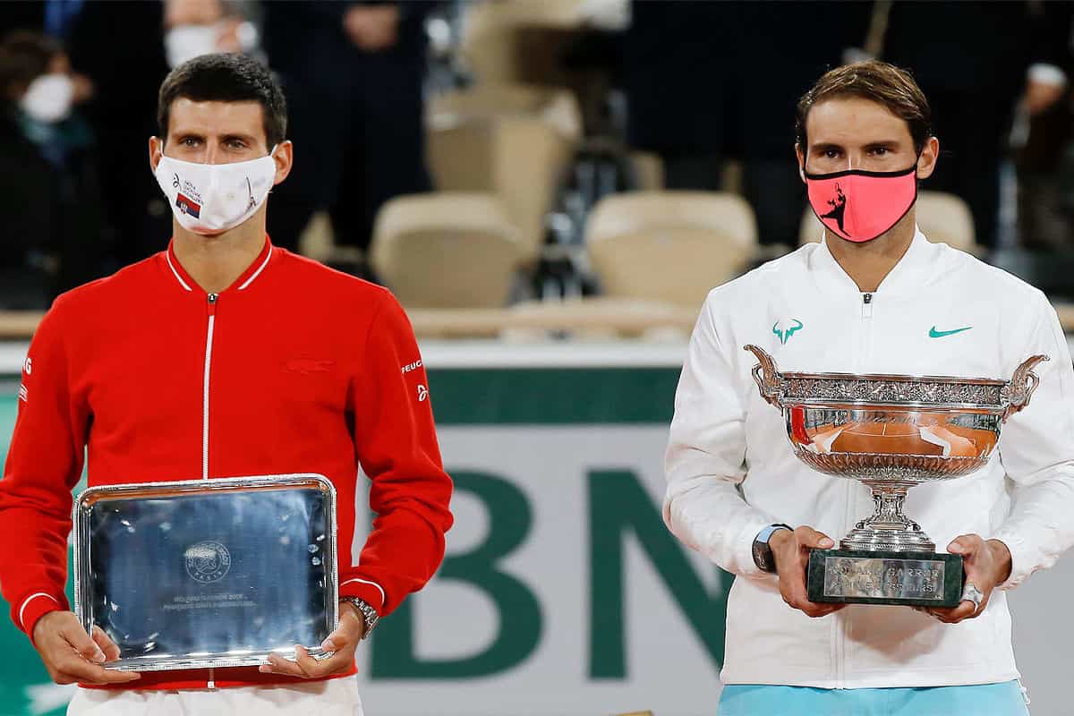 Rafael Nadal wins 13th French Open title to match Roger Federer’s record of 20 Grand Slams