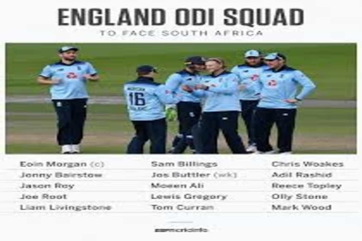 England name squads for South Africa ODIs and T20Is