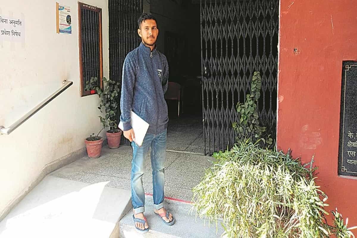 After jail for stealing from kin to buy drugs, a home at police station