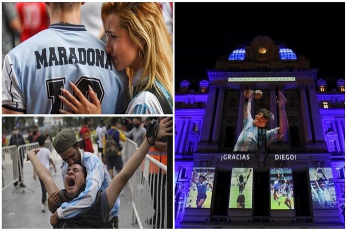 Argentina bids tearful farewell to Diego Maradona as national mourning begins