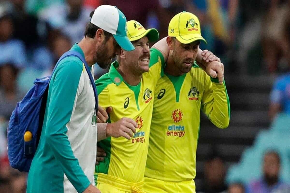 David Warner out for third ODI, entire T20 series against India