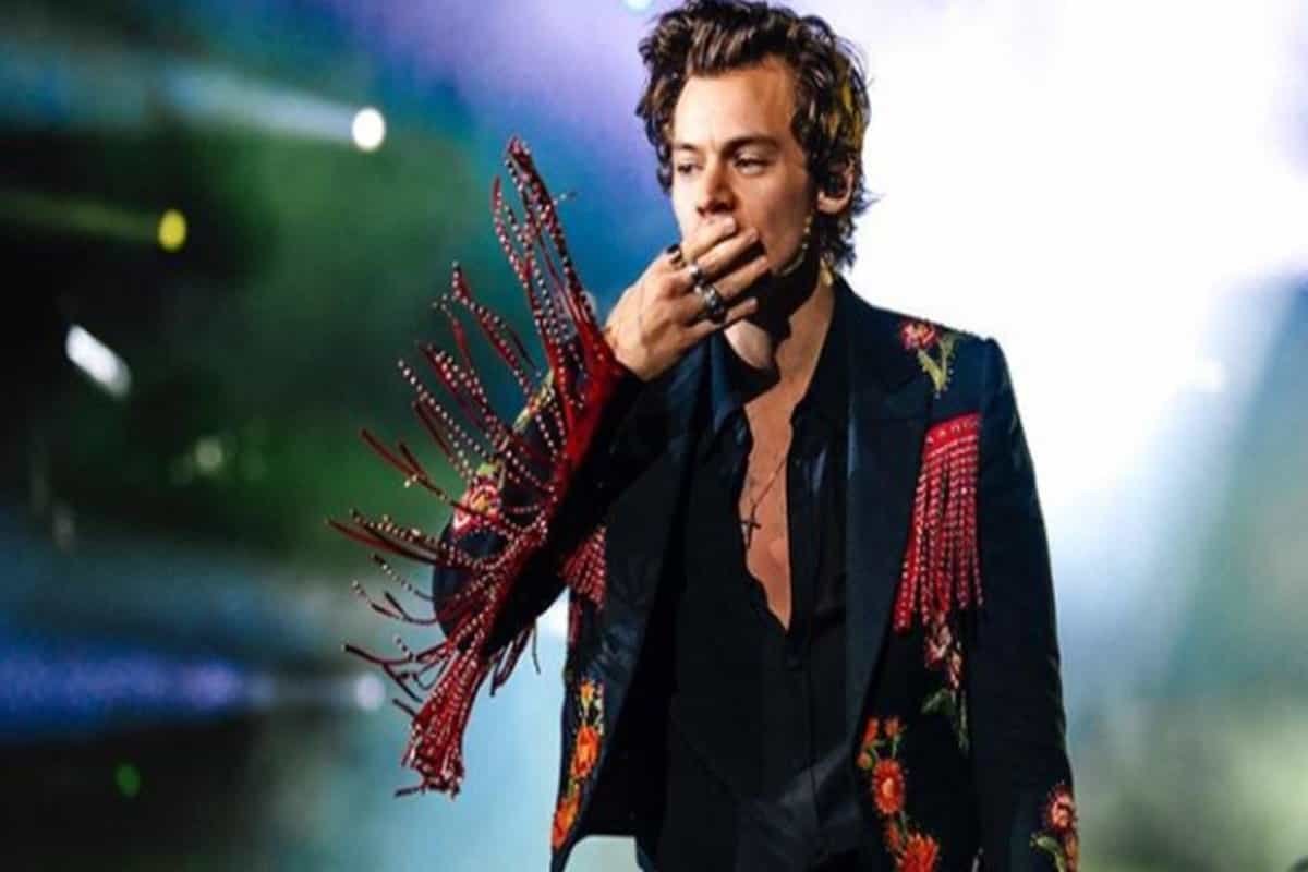 Harry Styles reacts to criticism of androgynous look on magazine cover with new pic