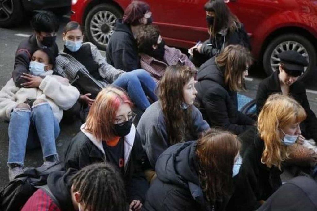 France News,French News,French teens protest,transgender suicide,World News