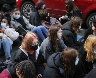 France News,French News,French teens protest,transgender suicide,World News