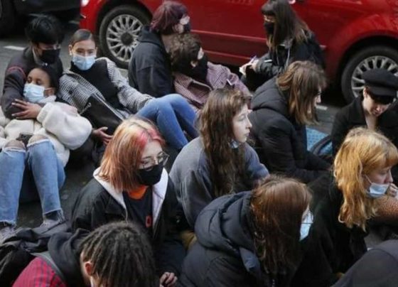 France News,French News,French teens protest,transgender suicide,World News