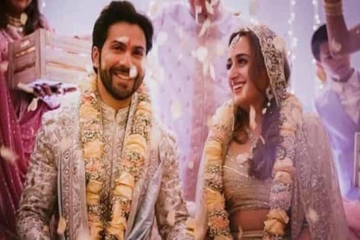 Varun Dhawan and Natasha Dalal are married, see their first pics as groom and bride
