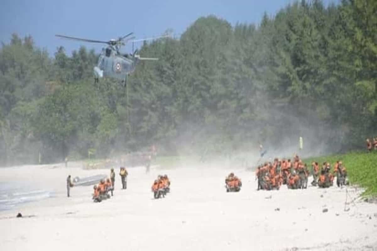 India conducts Kavach drill in Andaman Sea to fine-tune joint war-fighting skill