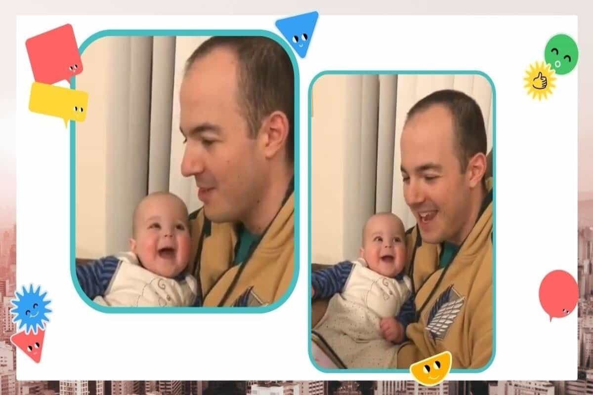 Viral video: Toddler’s reaction to father reading book in different voices wins hearts online
