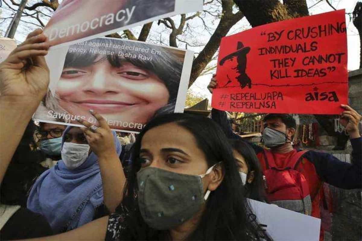 Delhi women’s panel sends notice to police over Disha Ravi’s arrest