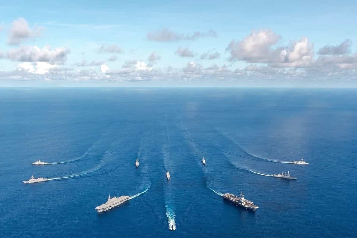 Quad, France and UAE join hands in 2 naval exercises to dominate Indo-Pacific