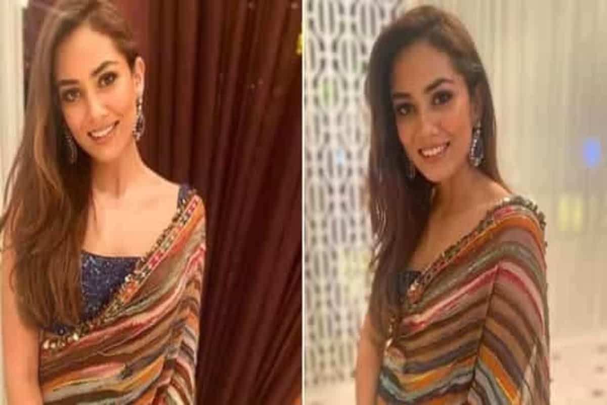 Mira Rajput’s striped sequined saree is the modern twist to tradition we needed