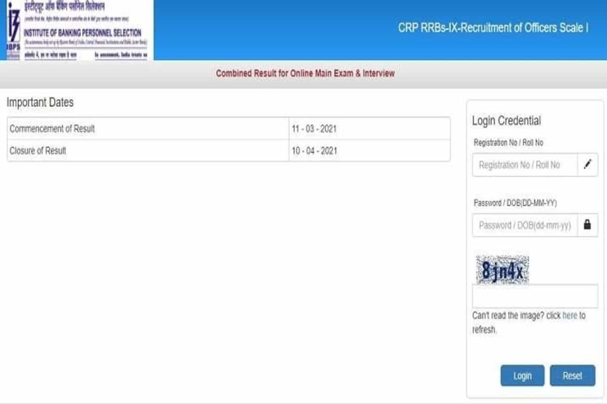 IBPS RRB Officers Scale 1 final result 2021 declared, get direct link to check