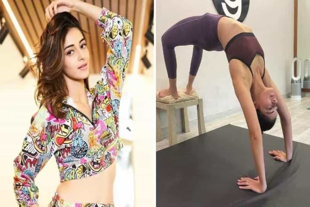 Ananya Panday nails a handstand with hammock in new post, can you do it?