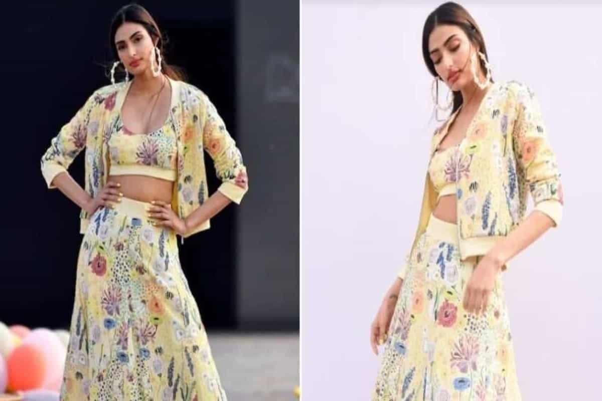 Athiaya Shetty turns showstopper in athleisure lehenga choli and jacket at LFW
