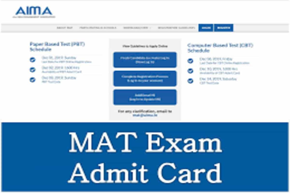 AIMA MAT Admit Card 2021 released for Phase 2 exam, here’s how to download