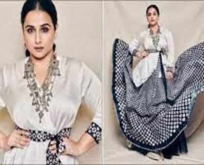 Vidya Balan slays perfect summer getaway look in a satin blouse, printed skirt