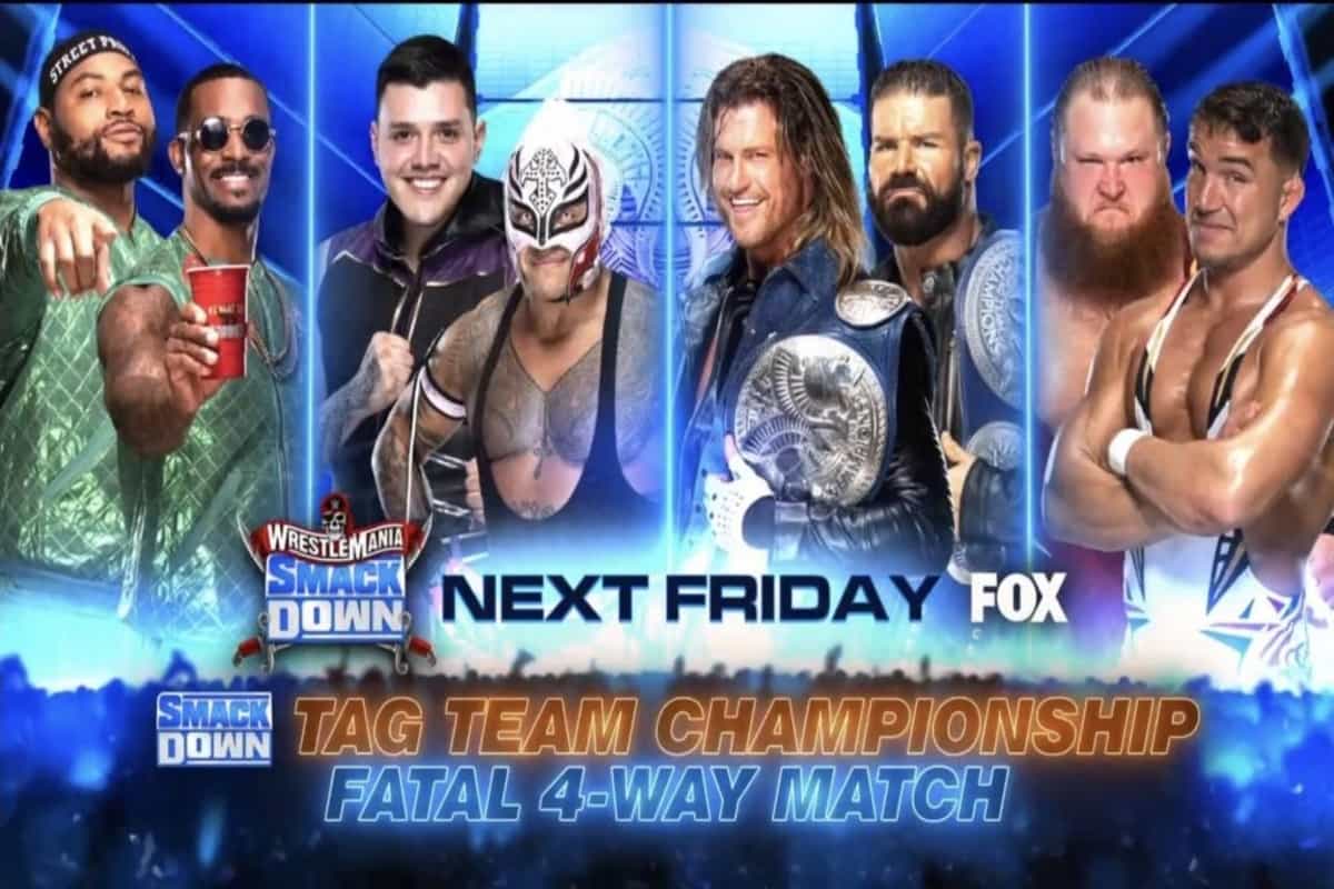 WWE Smackdown Preview – 16th April: Tag Team announced, Rey Mysterio V/S Otis and more