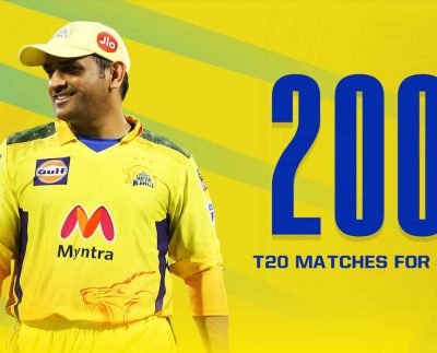 Dhoni plays 200th match for CSK