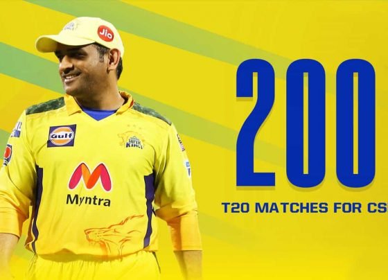 Dhoni plays 200th match for CSK