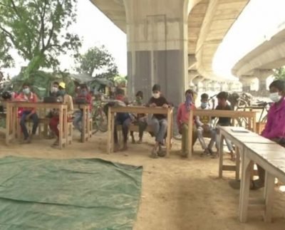 BSc graduate teaches around 250 children under Delhi flyover