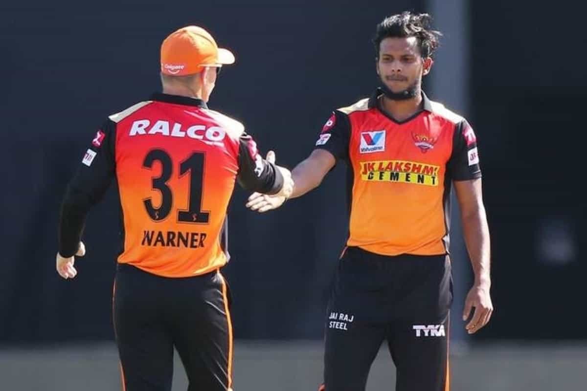 IPL 2021 : Injured T Natarajan might need to exit bubble to get his knee assessed, reveals David Warner