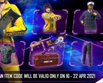 Garena Free Fire Redeem Codes 2021 for April 22nd: Garena Free Fire Redeem Codes Website