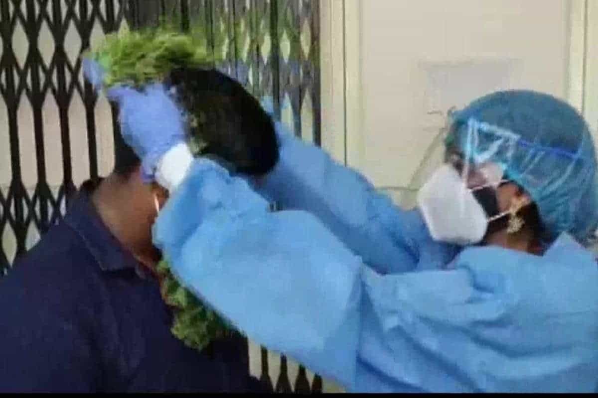 Kerala bride wears PPE kit for marriage as groom tests Covid-19 positive