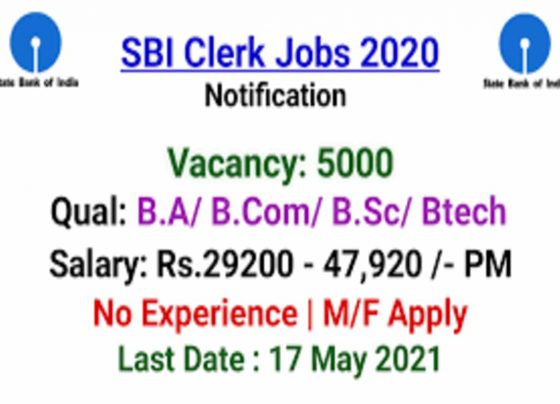 SBI Clerk recruitment 2021: Apply for 5000 junior associate posts