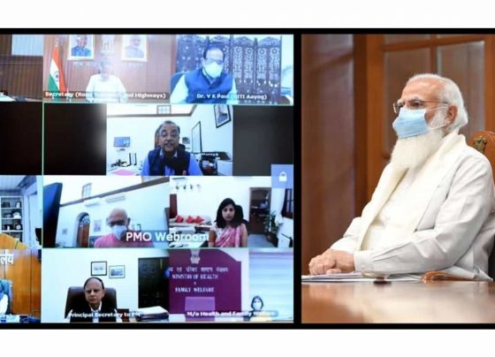 BREAKING NEWS : PM Modi chairs high-level Covid review meet, tells officials to "ensure rapid upgradation of health infrastructure"