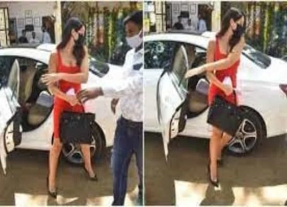 Nora Fatehi paints the town red in bodycon dress with bag worth ₹3 lakh
