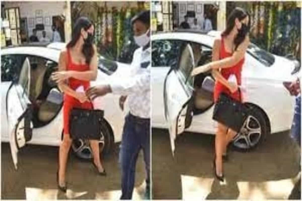 Nora Fatehi paints the town red in bodycon dress with bag worth ₹3 lakh