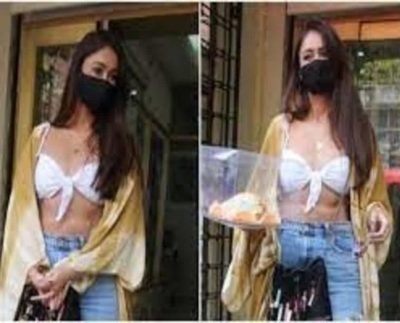 Ileana D'Cruz combines boho with athleisure in bralette and wide-legged jeans