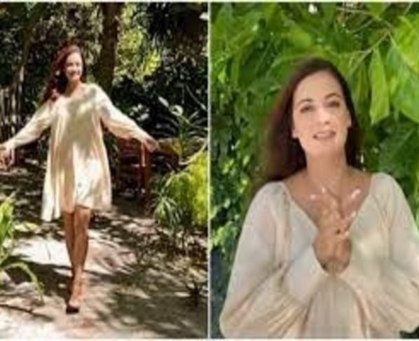 Mommy-to-be Dia Mirza twirls in breezy summer dress, nails maternity fashion