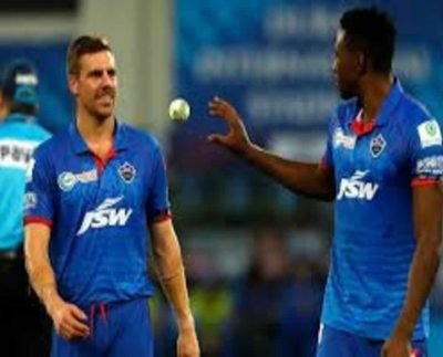 IPL 2021: Delhi Capitals Rabada and Nortje reach Mumbai, but will not play the first match