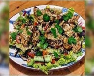 Delicious Grilled Thai Chicken Salad to kick away your Monday blues: Recipe