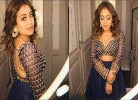 Neha Kakkar’s stunning lehenga look are the only blues accepted this Monday
