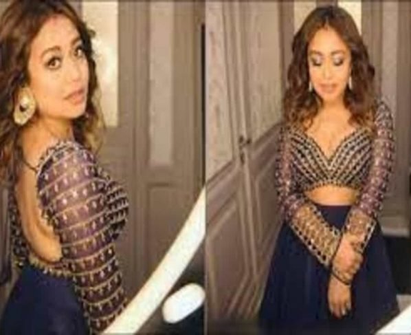 Neha Kakkar’s stunning lehenga look are the only blues accepted this Monday