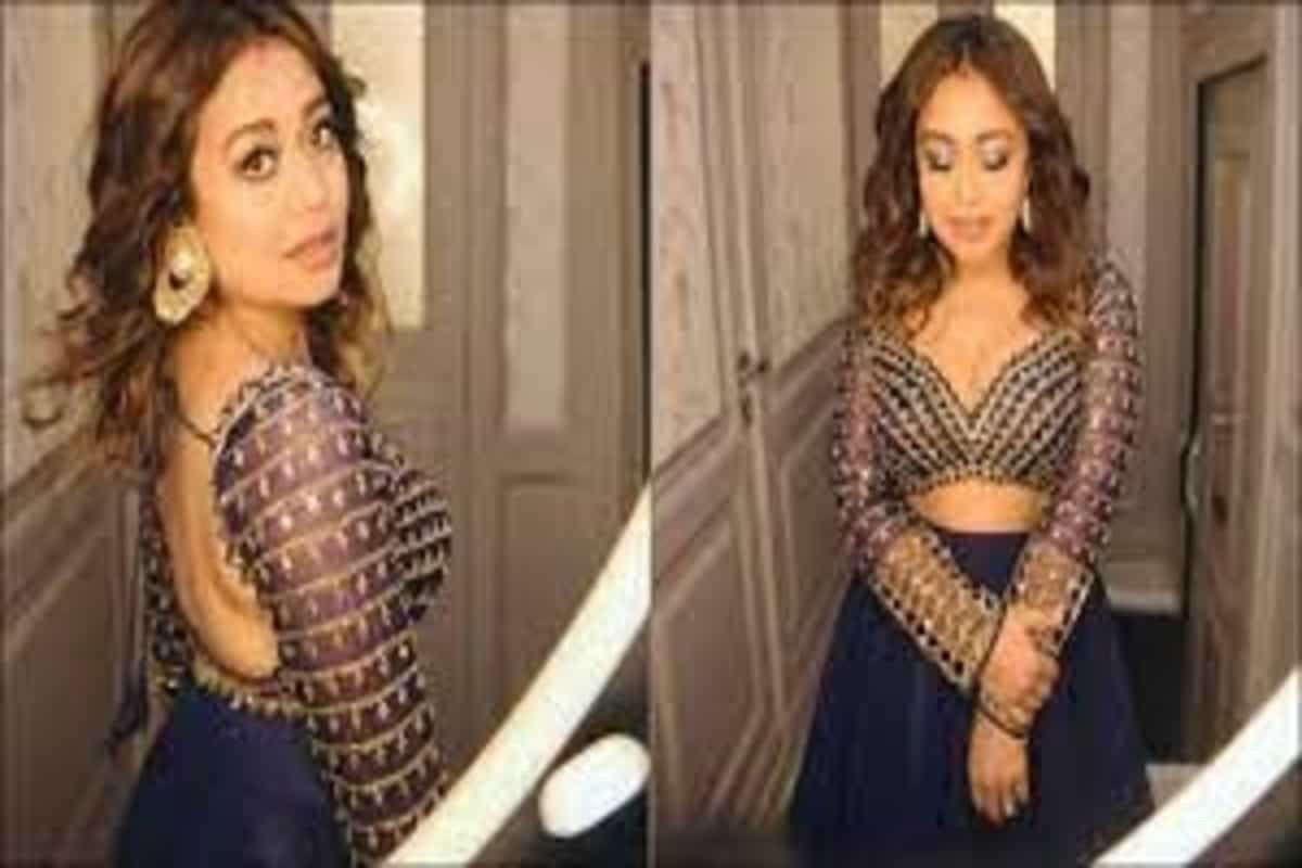 Neha Kakkar’s stunning lehenga look are the only blues accepted this Monday