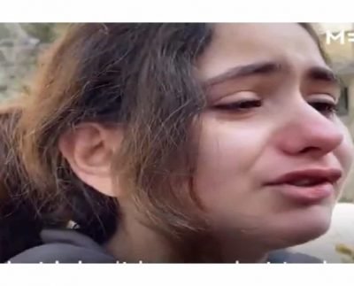 Video of this crying baby of Palestine became viral, said - why is this happening