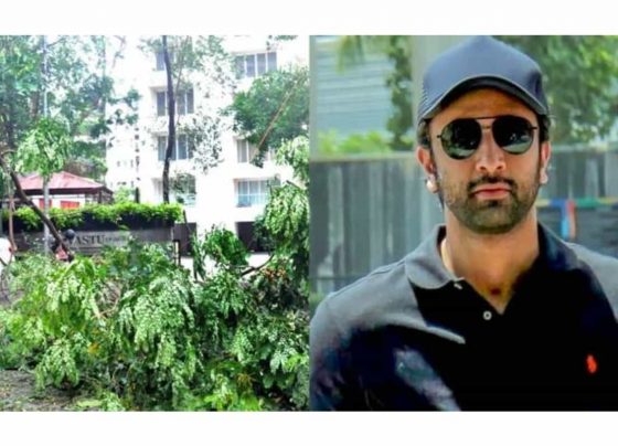 Cyclone Tauktae wreaks havoc outside Ranbir Kapoor's under-construction home