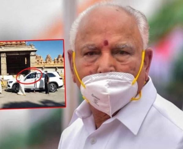 Karnataka CM's son breaks Covid curbs to visit temple, people call out VIP treatment
