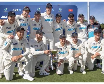 New Zealand players and staff leave for England tour