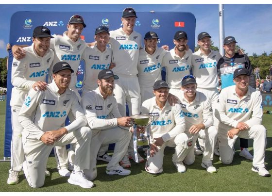 New Zealand players and staff leave for England tour