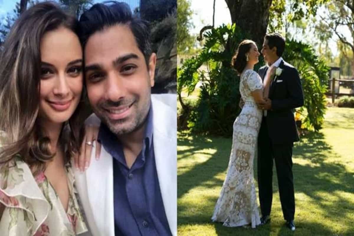 Evelyn Sharma marries Tushaan Bhindi in an intimate ceremony in Australia