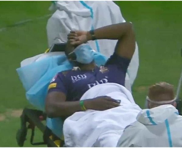 Russell stretchered off in PSL match, taken to hospital in ambulance - WATCH
