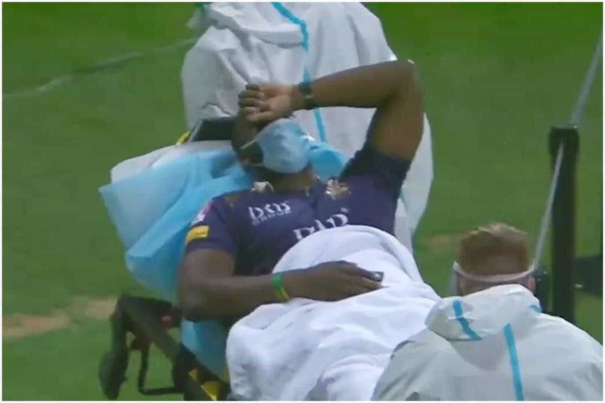 Russell stretchered off in PSL match, taken to hospital in ambulance – WATCH