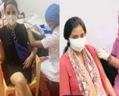 Kirti Kulhari and Shreya Ghoshal get first dose of Covid-19 vaccine