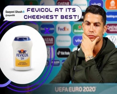 Fevicol’s witty tweet on Cristiano Ronaldo vs Coca-Cola incident goes viral