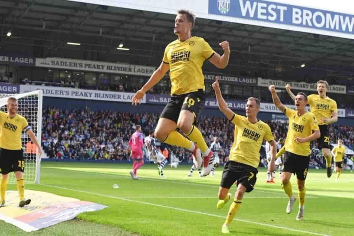 Millwall Vs West Bromwich Albion Live Streaming, EFL Live Score, Team ...