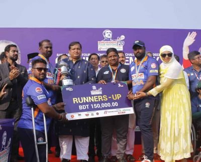 India got the runner-up in the Bangabandhu 4-Nation Physically Challenged Cricket Tournament 2022, Bangladesh won the trophy